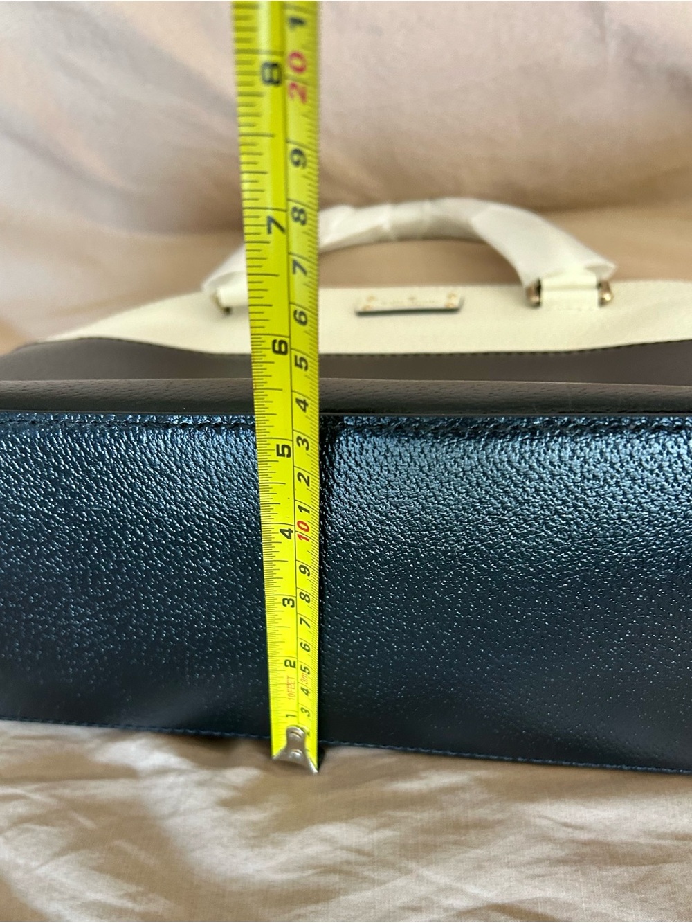 Kate Spade Carli Black & White Dome Satchel - Picture 9 of 9